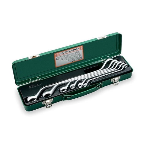 Bộ cà lê 2 đầu tròng cong 45 độ TONE 2700M