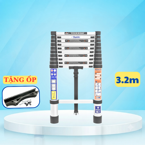 Thang rút đơn Daichi màu đen 3.2m TDA-32 (TẶNG ỐP)
