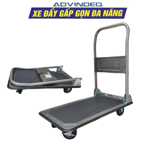 Xe đẩy hàng 4 bánh phủ nhám Advindeq HT-170 (170kg)