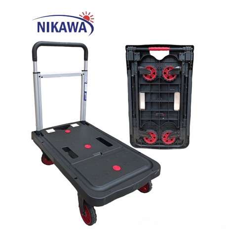 Xe đẩy hàng Nikawa siêu gấp gọn tải trọng 100kg FWS-100F