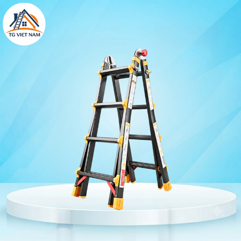 Thang nhôm gấp (rút lồng) đa năng Benboo BB-44 4 bậc