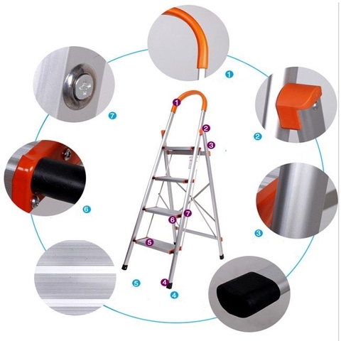 Thang Ghế Inox 4 Bậc Nikita  NKT-IN04