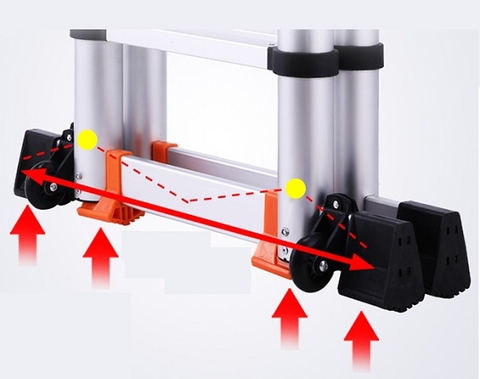 Thang rút chữ a 3.6m Nikita NKT - AID72