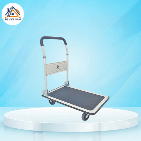 Xe đẩy hàng sàn thép  4 bánh 150kg gấp gọn FD-150