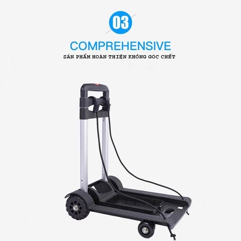 Xe kéo hàng đa năng gấp gọn T52 Tải trọng 100kg