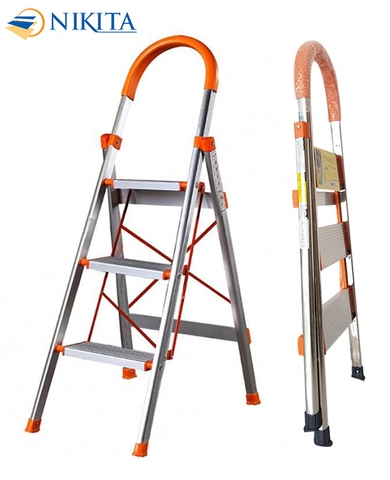 Thang Ghế Inox 3 Bậc Nikita NKT-IN03
