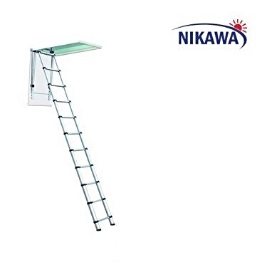 Thang nhôm rút gác xếp DLTL110