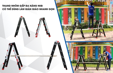 Thang gấp đa năng Nikawa NKB-50 (5m)