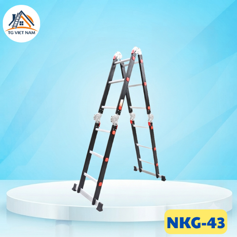 Thang nhôm gấp 4 đoạn Nikawa NKG-43 (1,75m)