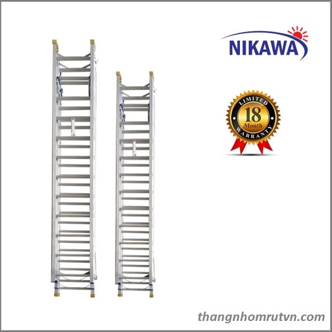 (10m) Thang nhôm ba đoạn Nikawa NKT-100