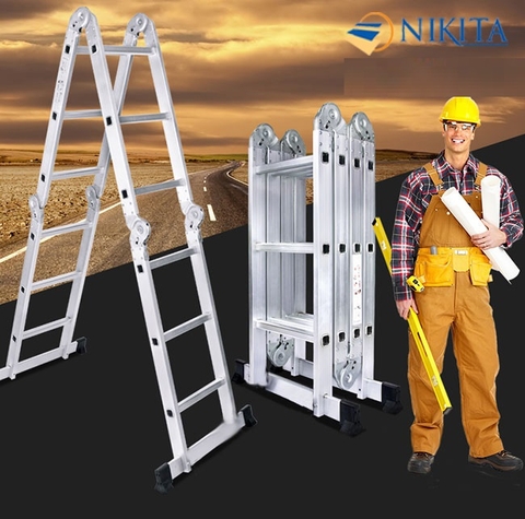 Thang gấp 4 khúc Nikita  NIK44 (TGA47)