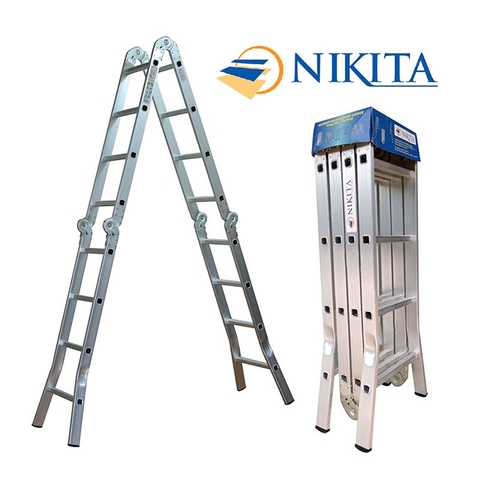 Thang gấp 4 khúc Nikita NIK74A (4m)