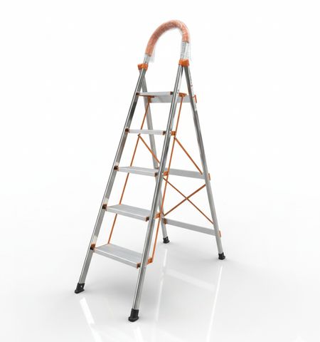 Thang ghế inox IN-05 (5 bậc)