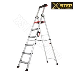 (7 bậc) Thang nhôm ghế kiểu Mỹ XSTEP XL-07