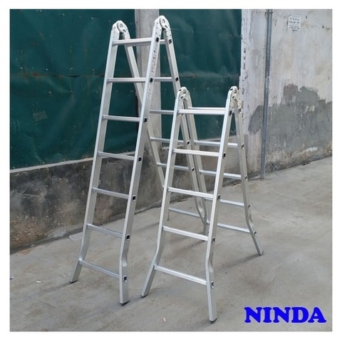 Thang Chữ A 2m Ninda ND-207 Khóa Tự Động