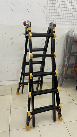 Thang nhôm gấp (rút lồng) đa năng Benboo BB-45 5 bậc