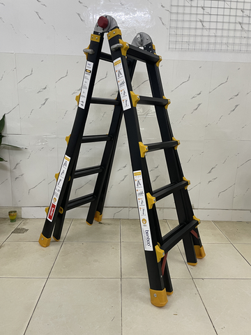 Thang nhôm gấp (rút lồng) đa năng Benboo BB-45 5 bậc