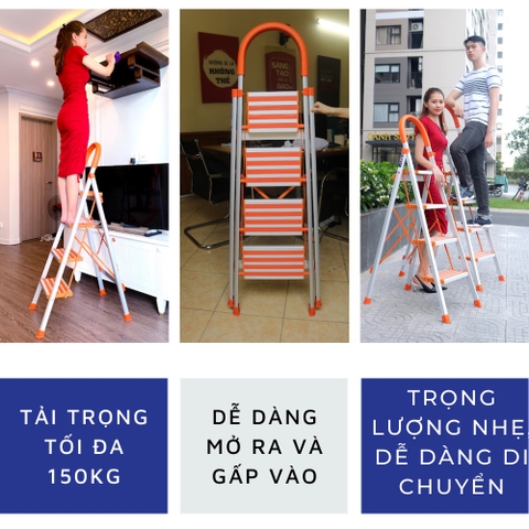 Thang nhôm ghế 5 bậc Nikawa NKA-05