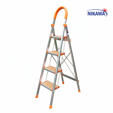 Thang nhôm ghế 4 bậc Nikawa  NKA-04