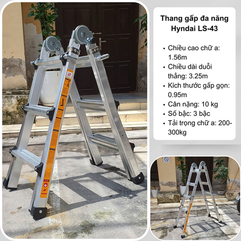 Thang gấp đa năng Hyundai LS-43 (1,56m)