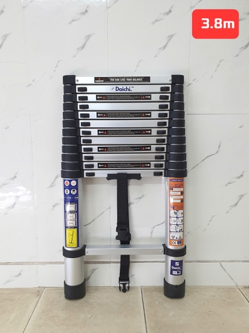 Thang nhôm rút đơn Daichi DA-N38D (3.8m) (TẶNG ỐP)