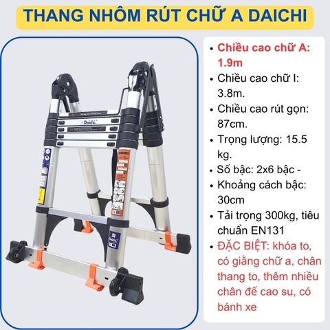 Thang Rút Chữ A Daichi DAX-19AI (1.9-3.8m)