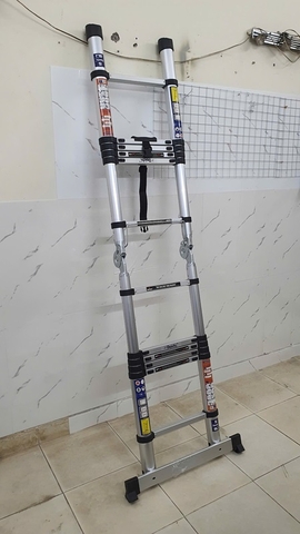 Thang nhôm rút gọn chữ A Daichi DA-38AI (1,9m – 3,8m)