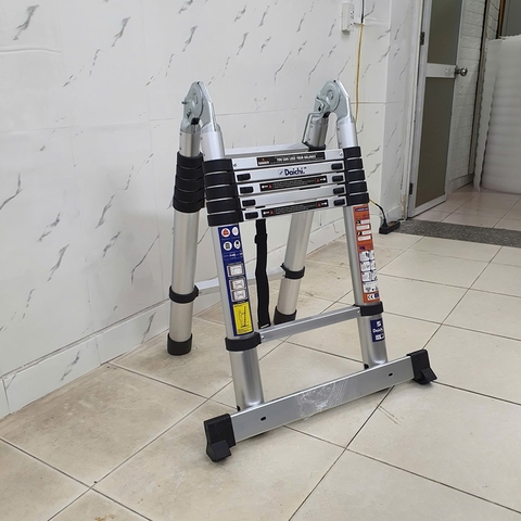 Thang nhôm rút gọn chữ A Daichi DA-38AI (1,9m – 3,8m)