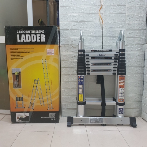 Thang nhôm rút chữ A Daichi DA-56AI (2m8-5m6)