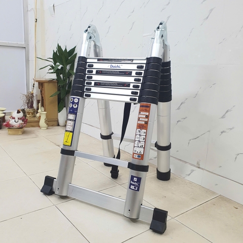 Thang nhôm rút gọn chữ A Daichi DA-50AI (2m5-5m)