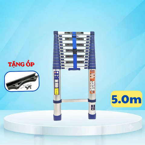 Thang rút đơn Daichi màu xanh 5.0m TDA-50X (TẶNG ỐP)