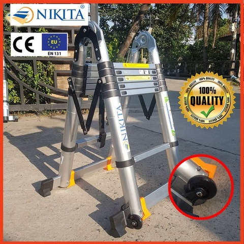 Thang rút chữ a 3.6m Nikita NKT - AID72