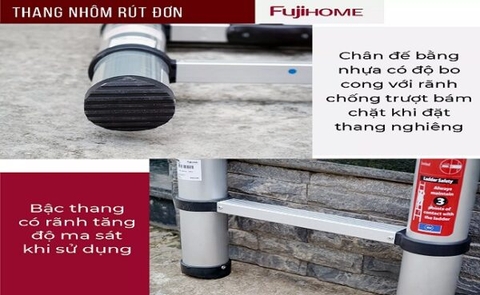 Thang Nhôm Rút Đơn FUJIHOME TLI 440 (4.4m)