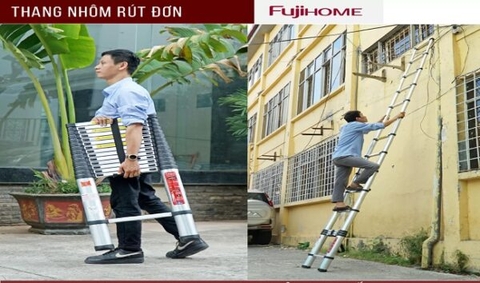 Thang Nhôm Rút Đơn FUJIHOME TLI 440 (4.4m)