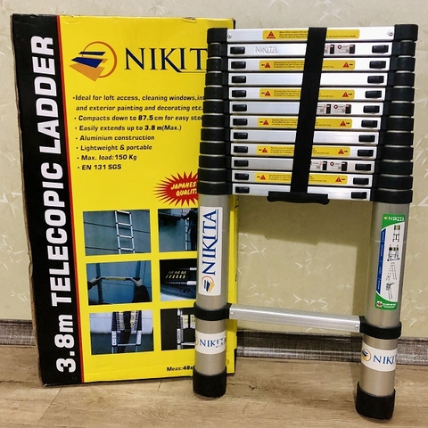 Thang nhôm rút 3.8m Nikita TL-380 (R38)