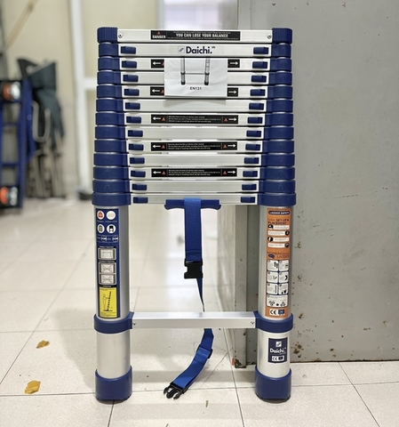 Thang nhôm rút đơn Daichi DX-N41 (4.1m) đai xanh