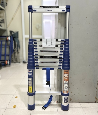 Thang nhôm rút đơn Daichi DX-N41 (4.1m) đai xanh