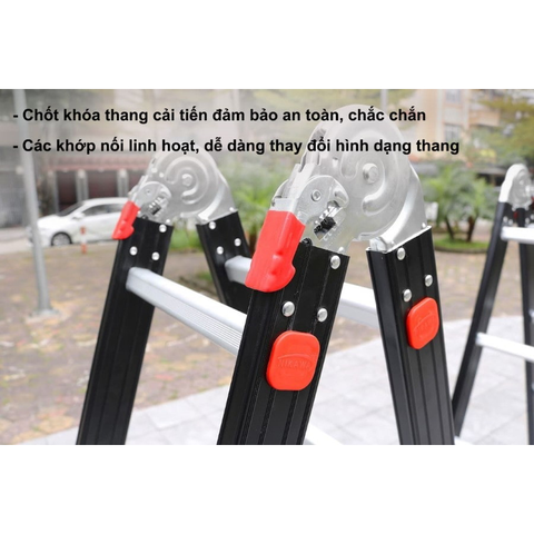 Thang nhôm gấp 4 đoạn Nikawa NKG-44C (2,3m)