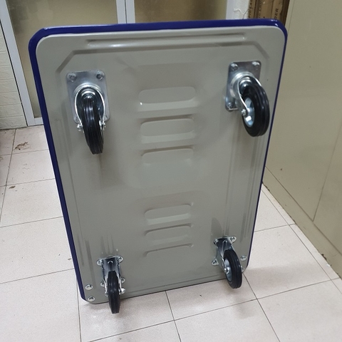 Xe đẩy hàng 4 bánh sàn thép Fujohome SH-300