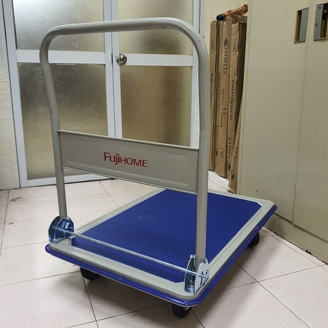 Xe đẩy hàng 4 bánh sàn thép Fujohome SH-300