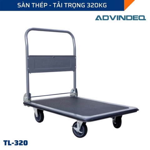 Xe đẩy hàng sàn thép Advindeq  TL-320 (300kg)