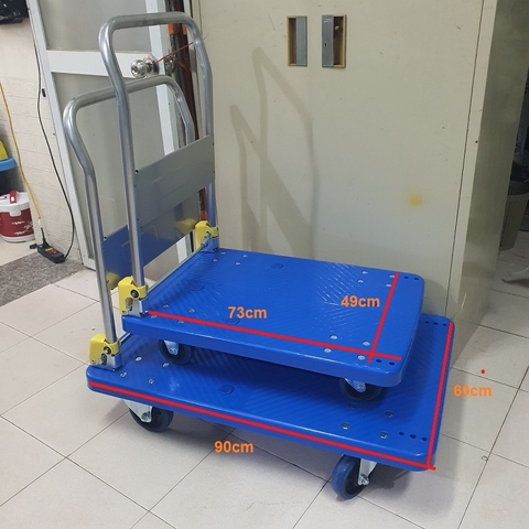 Xe đẩy hàng Feida FD150 sàn nhựa bánh chống ồn tải trọng 150kg