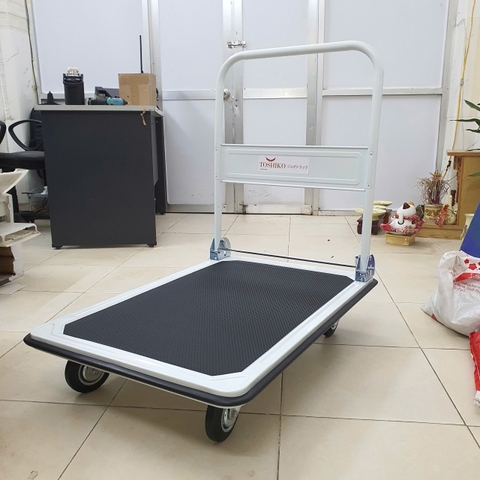 Xe đẩy hàng 4 bánh sàn thép TSK-300