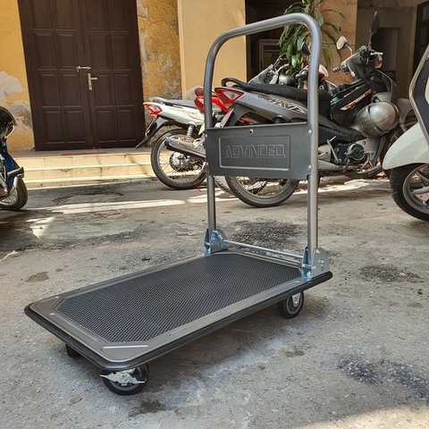 Xe đẩy hàng 4 bánh phủ nhám Advindeq HT-170 (170kg)