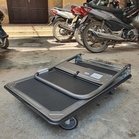 Xe đẩy hàng 4 bánh phủ nhám Advindeq HT-320 (320kg)