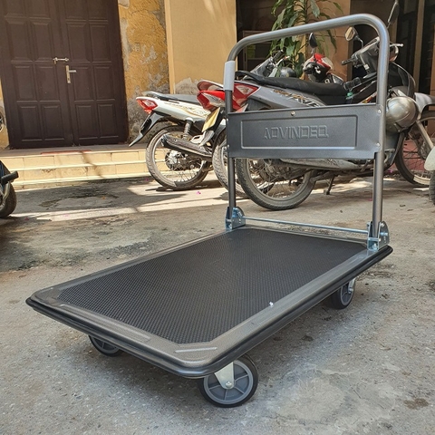Xe đẩy hàng 4 bánh phủ nhám Advindeq HT-320 (320kg)