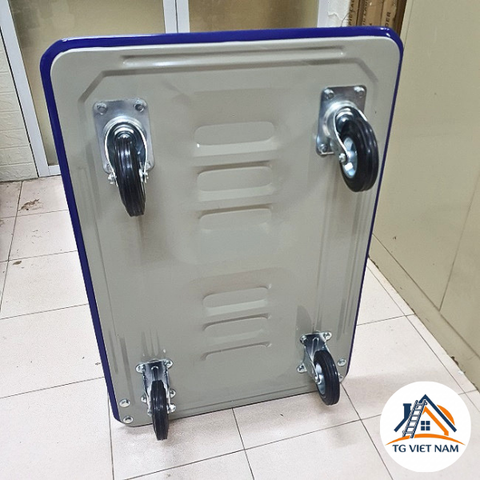 Xe đẩy hàng 4 bánh sàn thép Fujohome SH-300