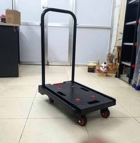 Xe kéo đẩy hàng sàn nhựa gấp gọn NA-100 (100kg)