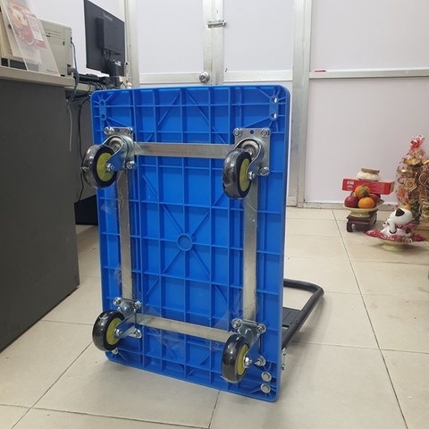 Xe đẩy hàng sàn nhựa 4 bánh TS-100N (100-150kg)