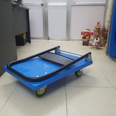 Xe đẩy hàng sàn nhựa 4 bánh TS-100N (100-150kg)